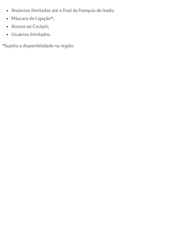 O que está incluso no Plano Controle?