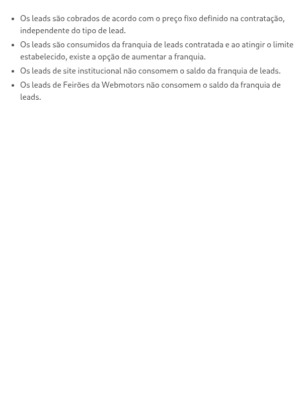 Como funciona a cobrança de leads no Plano Controle?