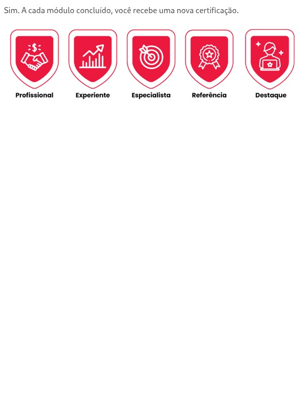 Existe certificação na Universidade?