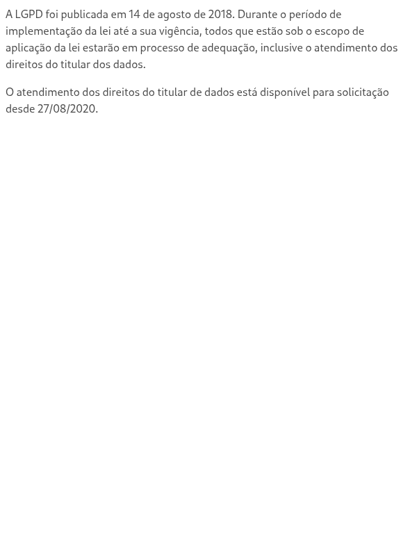 Quando a LGPD entrou em vigor?