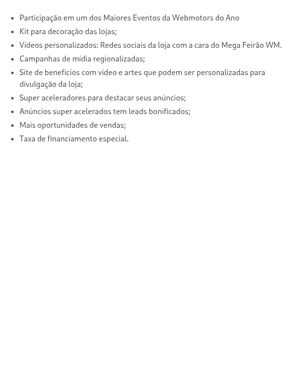 Quais as vantagens dos feirões?