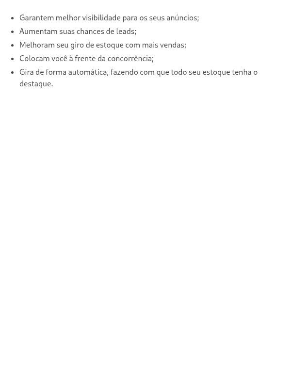 Quais os benefícios dos Aceleradores?