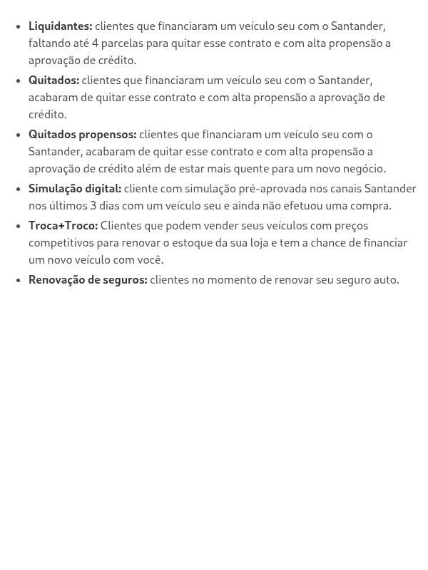 Quais as campanhas do Parceria Certa e para qual perfil de clientes elas são direcionadas?