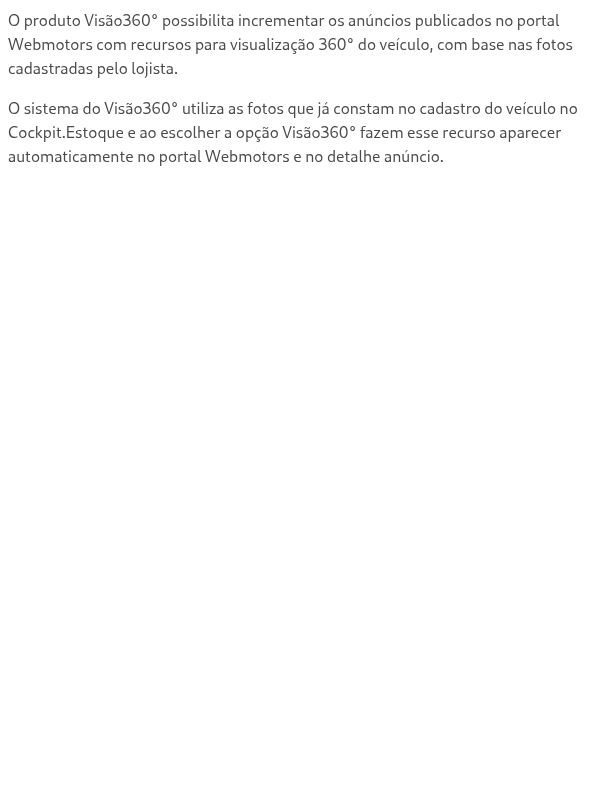 Como funciona o Visão360°?