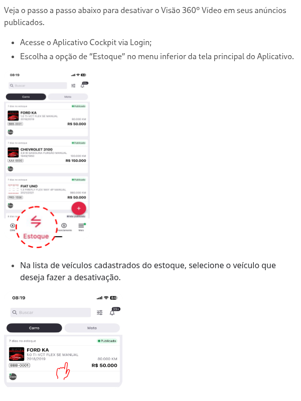 Como desativar o Visão 360º Vídeo em anúncios?