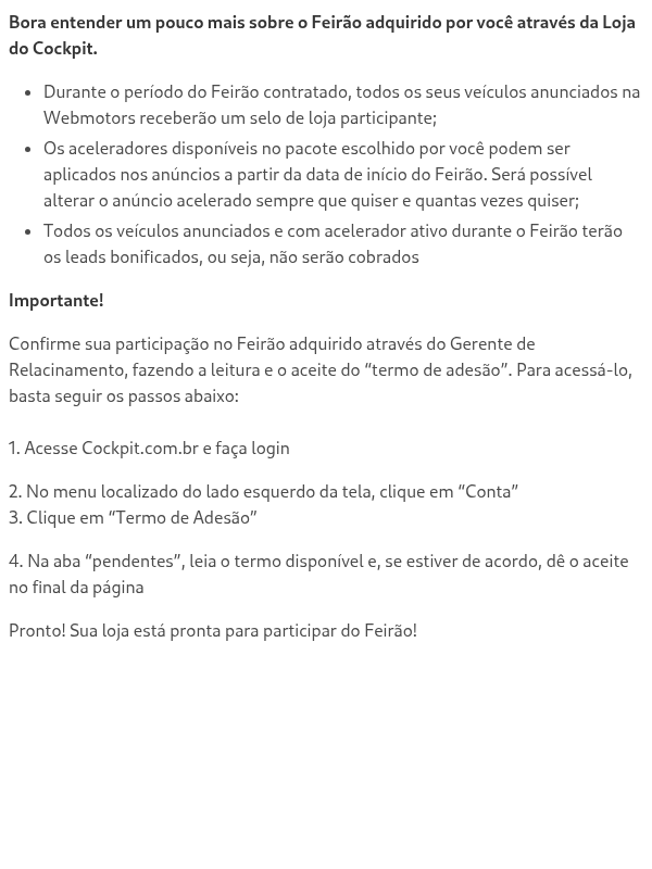 O que fazer após a compra do Feirão?