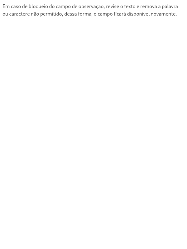 O que devo fazer se meu campo de observação estiver bloqueado?