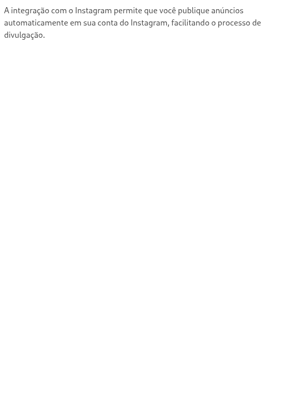 Como funciona a integração com Instagram?