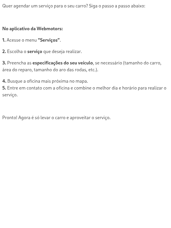 Como fazer o agendamento?