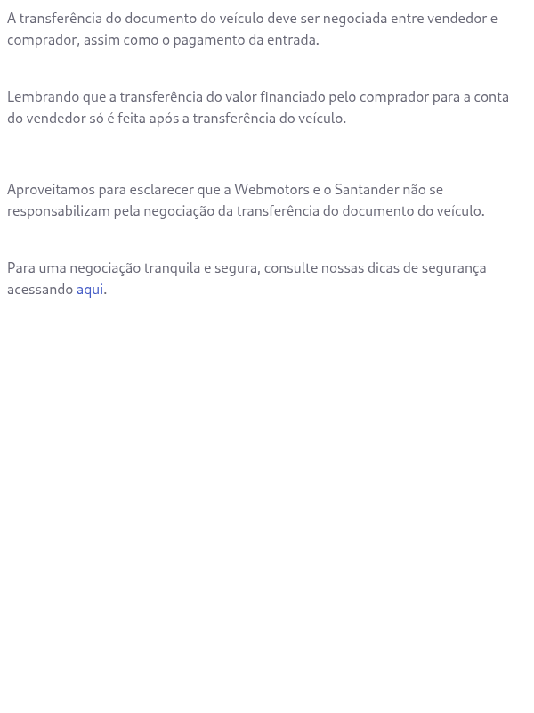 Qual o prazo de transferência do documento?