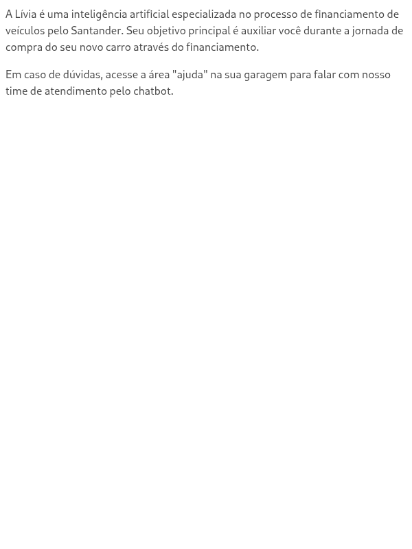 Posso acionar a Lívia para tirar outras dúvidas?