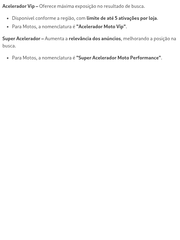 Tipos de Aceleradores: