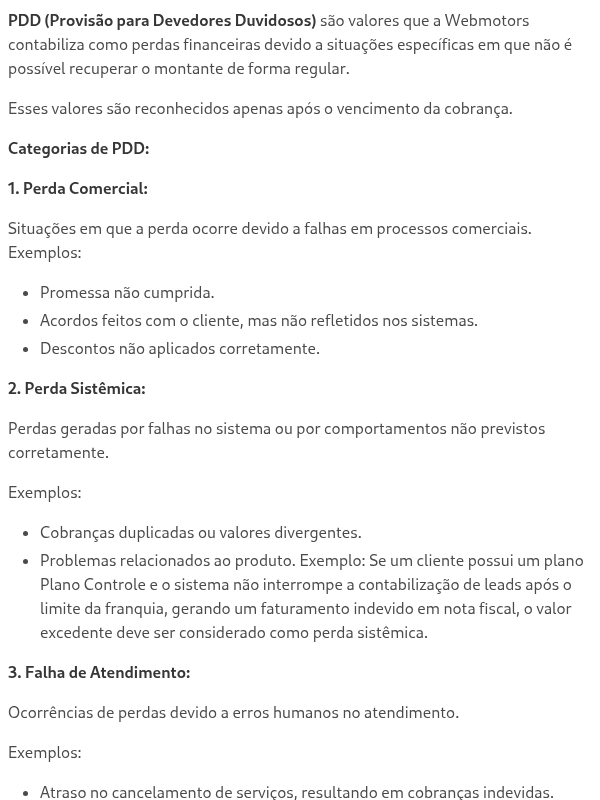 O que é um PDD?