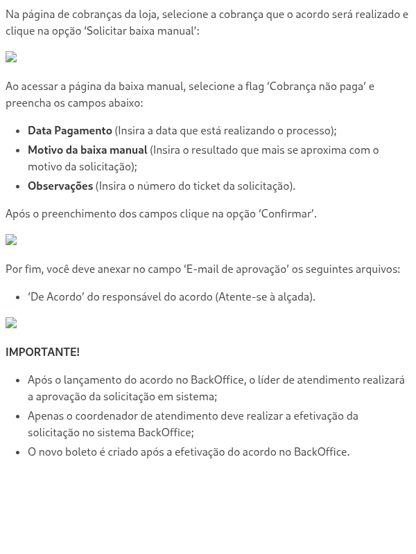 Como realizar baixa manual (PDD Total)?