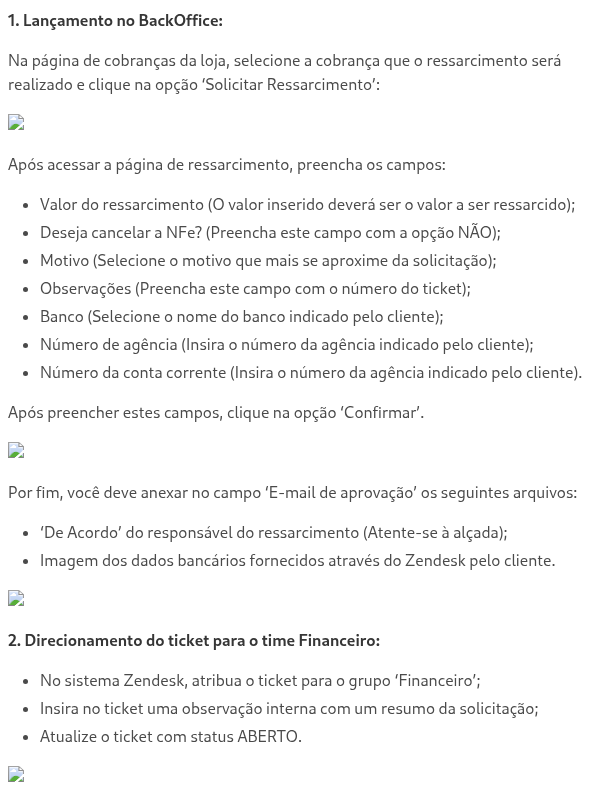 Como realizar ressarcimento PJ?