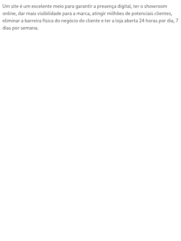 Por que a loja deve ter um Site?