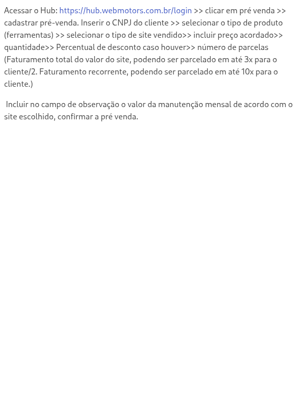 Fluxo de lançamento do produto