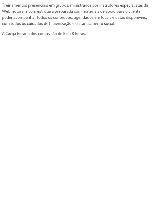 Como funciona a Universidade Webmotors Presencial?