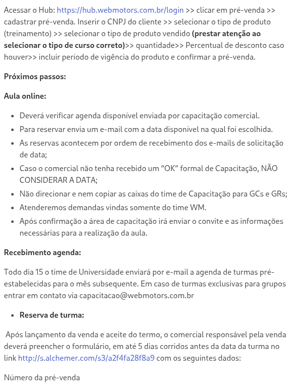 Fluxo de lançamento do produto