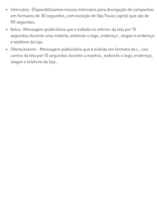 Quais são os planos vendidos hoje?