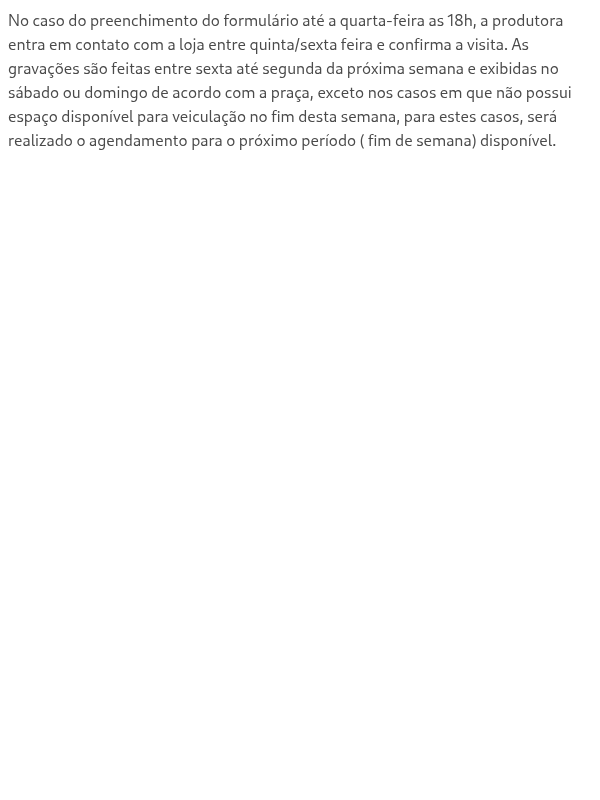 Depois de faturado, quanto tempo leva até a loja entrar no programa?