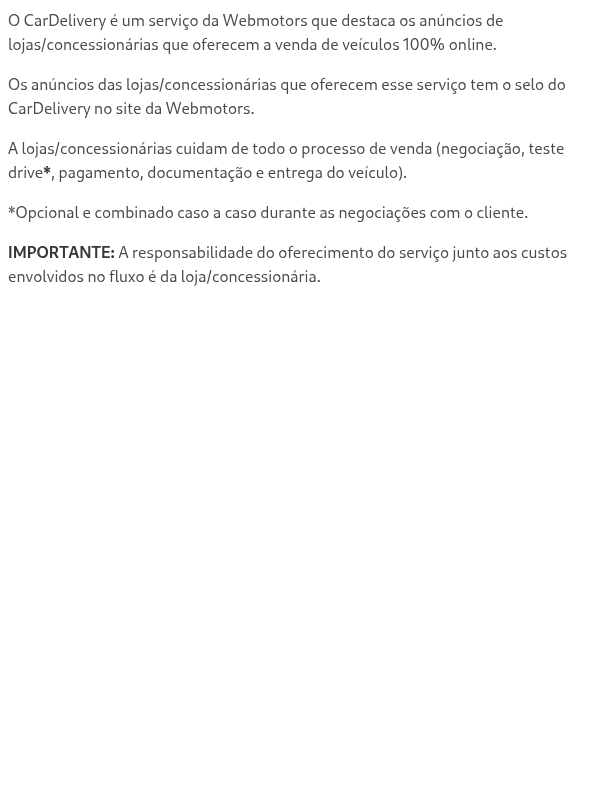 O que é o CarDelivery?