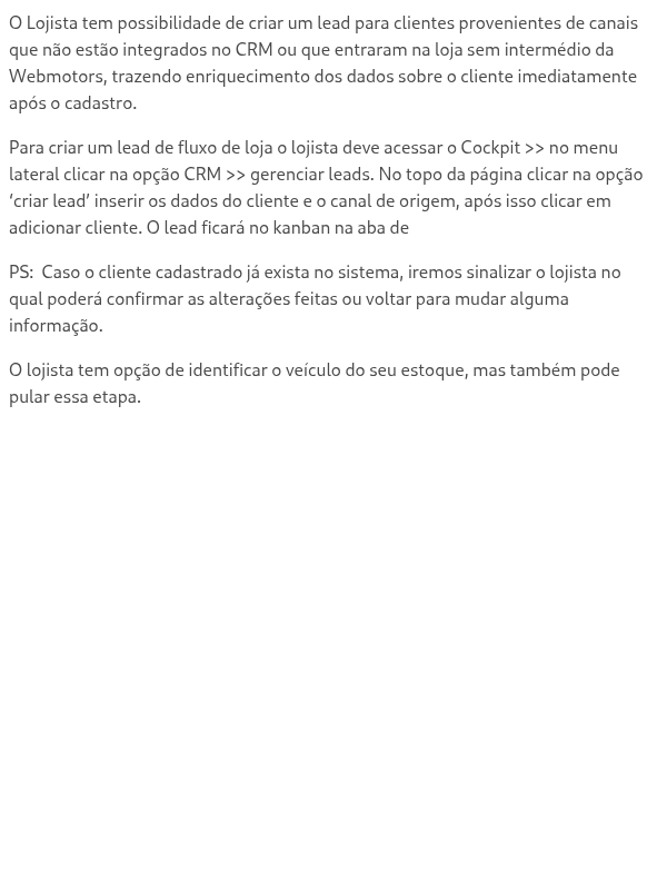 O que é um lead de fluxo de loja e como cria-lo?