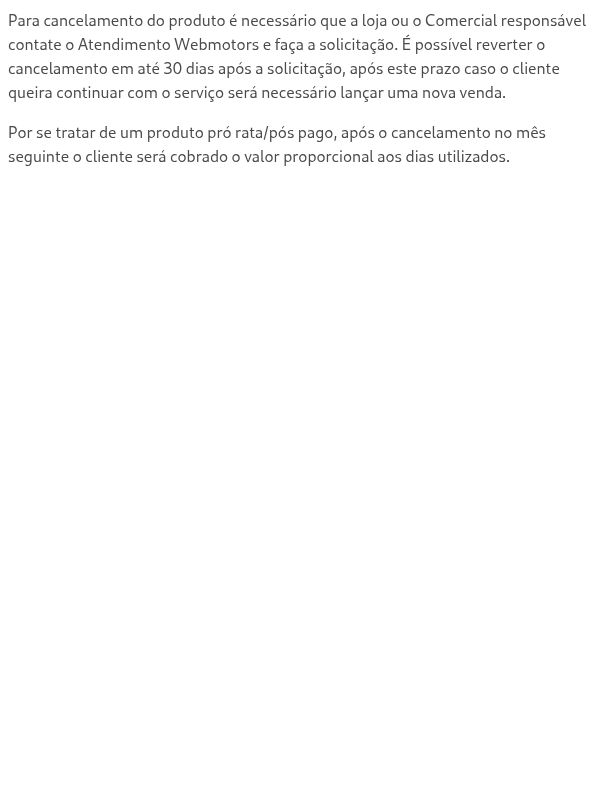 Fluxo de cancelamento do CRM Smart