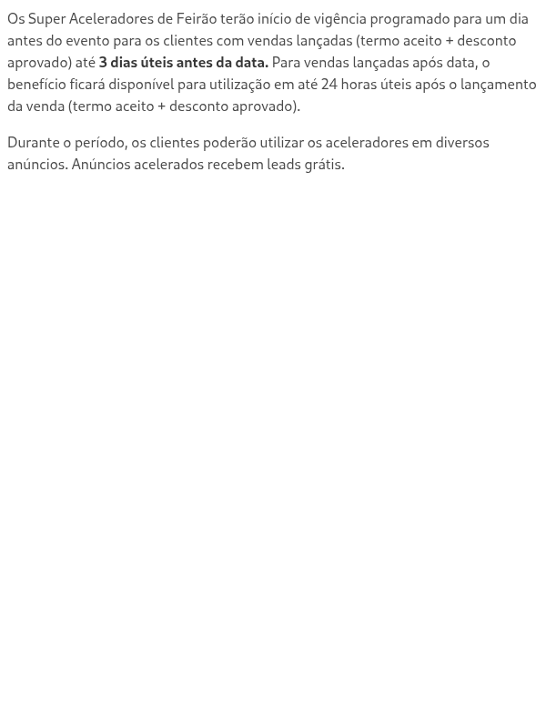 Como funcionam os Super Aceleradores de Feirão (Carro e moto)?