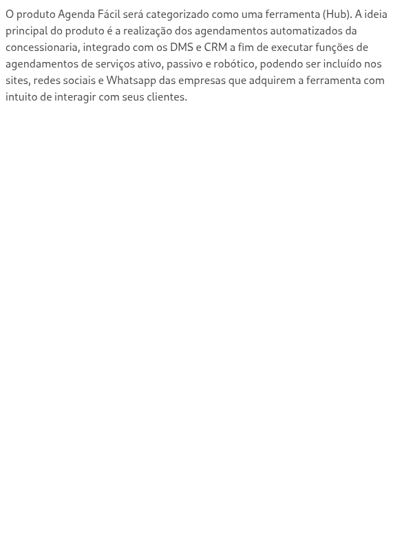 O que é o produto AgendaFácil?