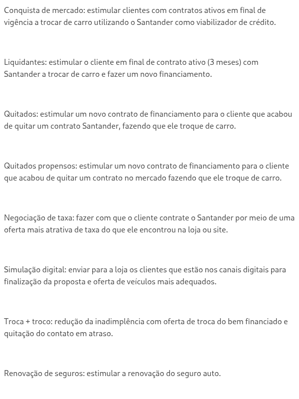 Quais as campanhas do Parceria Certa e para qual perfil de clientes elas são direcionadas?
