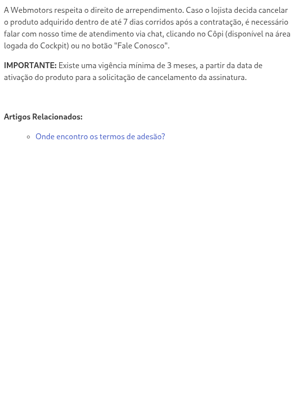 Como solicitar o cancelamento do Plano Assinatura Car10