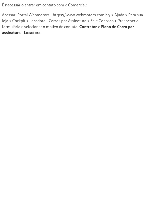 Como faço para contratar o Plano de Assinaturas (de Locadoras)?